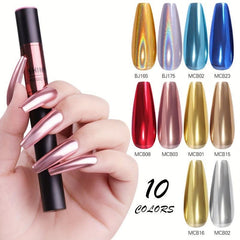 Dual-Use Nail Powder Air Cushion Pen - Mirror Effect
