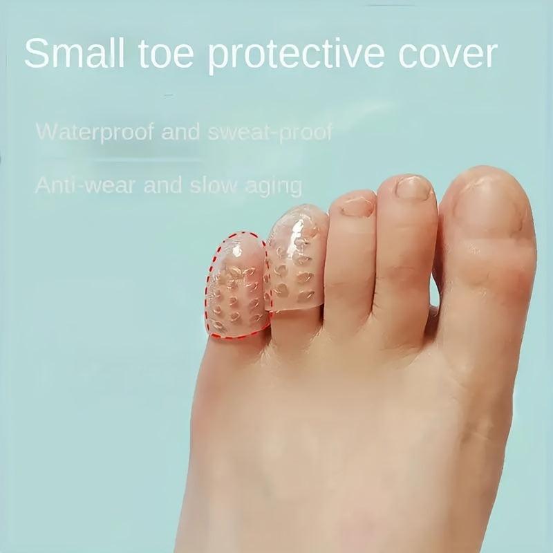 5pcs Clear Toe Protectors for Painful Toe Problems