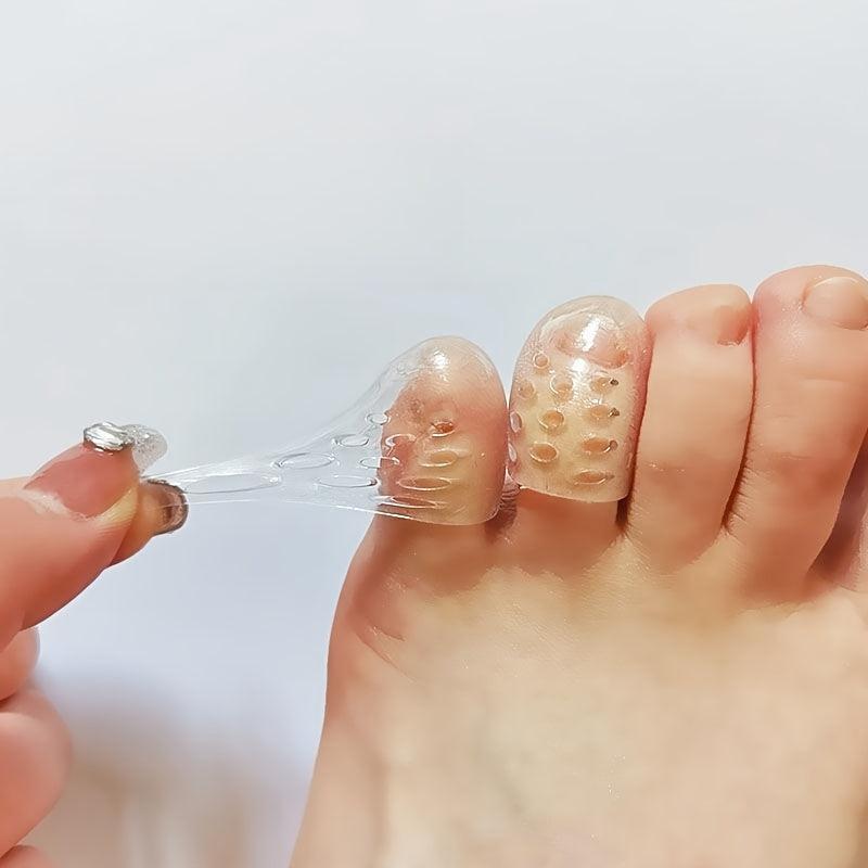 5pcs Clear Toe Protectors for Painful Toe Problems