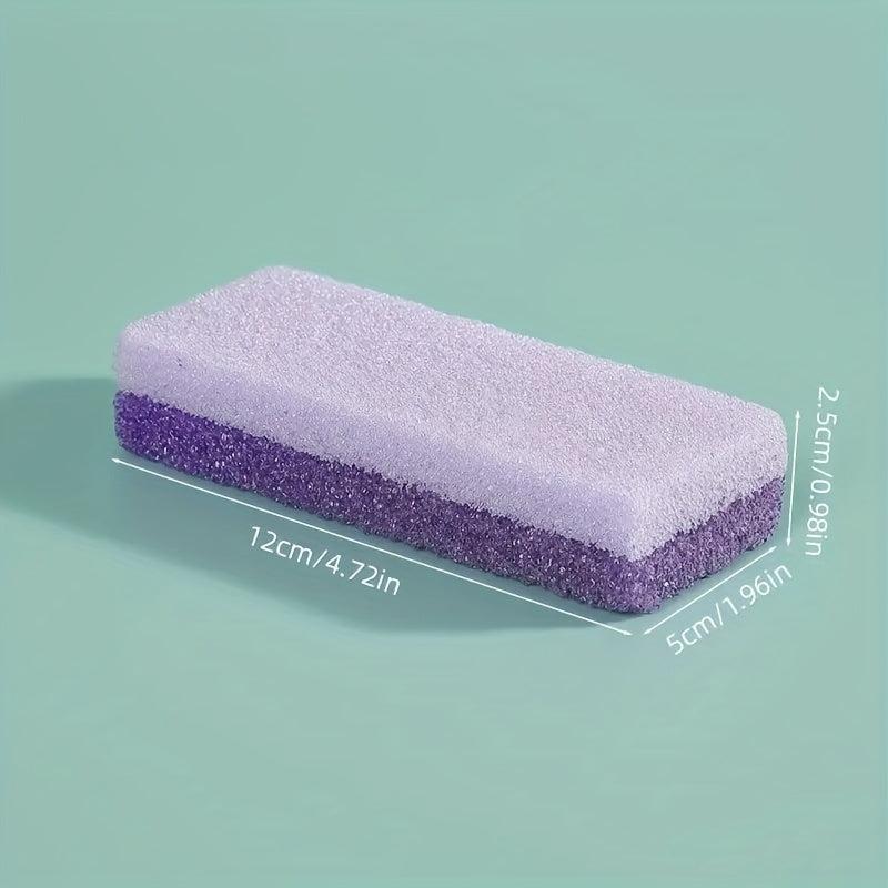 2PCS Foot Pumice Stone Callus Remover Heel Scrubber Pedicure Tool