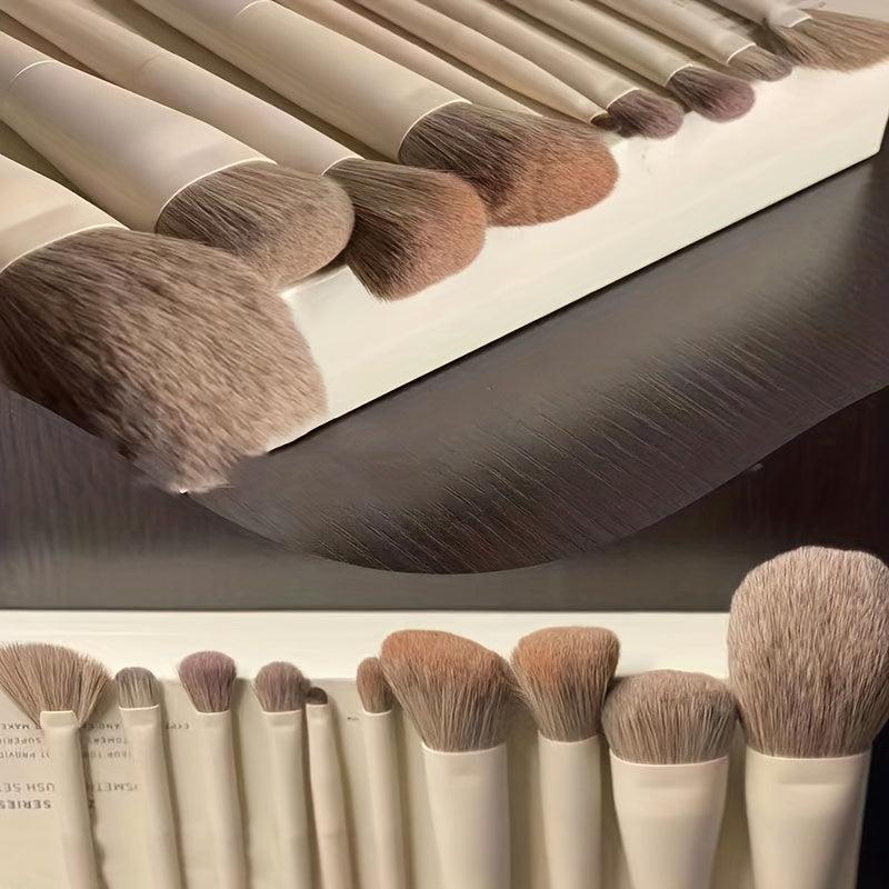 10Pcs Soft Fluffy Makeup Brushes Set Kit For Foundation Eye Shadow Concealer