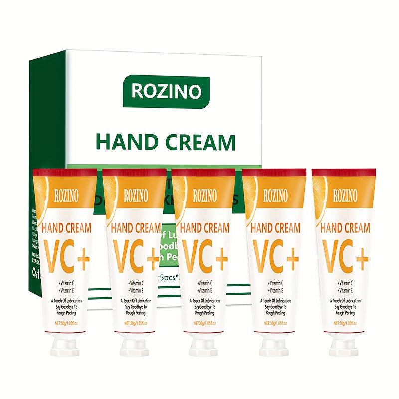 5pcs VC Hand Cream For Dry Rough Hands Moisturizing and Hydrating