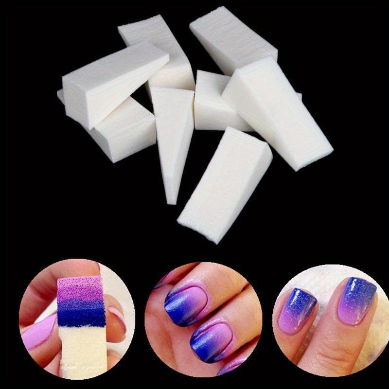 DIY Gradient Tool Art Nails Creative Fade Sponge Nail Polish
