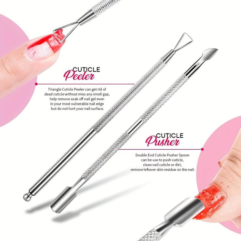 Gel Nail Polish Remover Kit with Clips & Tools