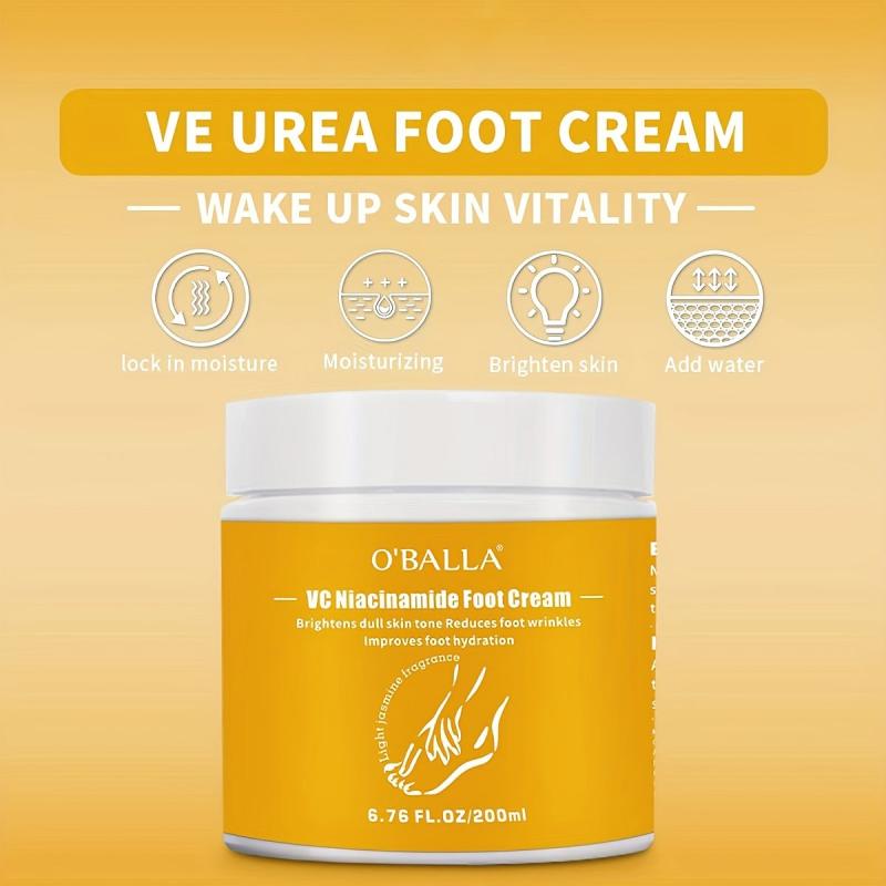 Niacinamide Foot Cream For Dry Rough Cracked Foot&Heel