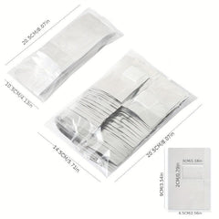 Nail Removal Tin Foil With Cotton Pads Nail Removal Tool 50 100 Pcs Pack
