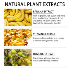 Banana Foot Cream for Dry Cracked Feet, Heel Moisturizer