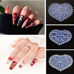 Nail Silicone Mold Manicure Resin Casting Molds