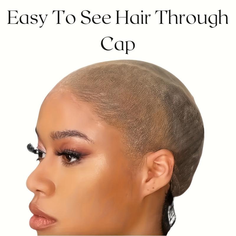 Breathable HD Wig Cap 2pcs pack Elastic and Invisible
