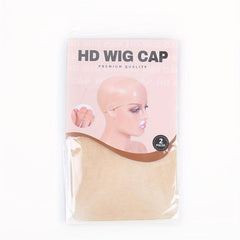 Breathable HD Wig Cap 2pcs pack Elastic and Invisible