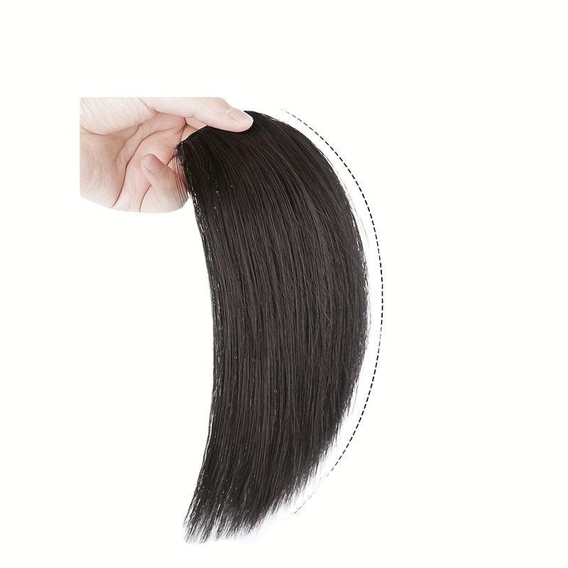 Short Fluffy Top Hair Pad Synthetic Hair Extensions For Women