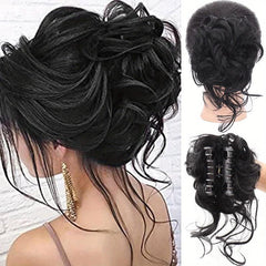Messy Bun Hairpiece Extension Ponytail Clip Scrunchies Hairpieces for Women
