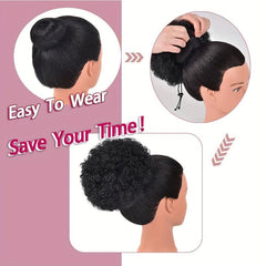 Short Afro Puff Drawstring Ponytail Extensions For Women