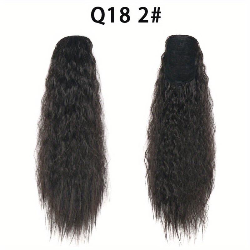 Long Curly Drawstring Ponytail For Women Synthetic Hair Extension