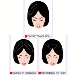 25 4cm Short Straight Synthetic Hair Extensions for Women