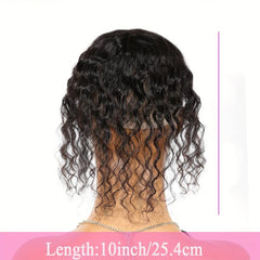 Deep Wave Hair Toppers for Women 100% Real Human Hair