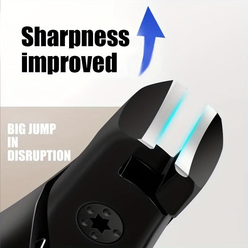 Stainless Steel Nail Clippers for Hard Nails Labor Saving Manicure Tool