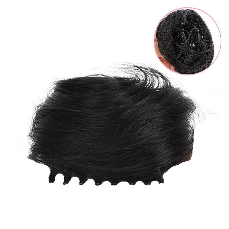 Fluffy Donut Hair Bun Clip In Updo Hairpieces for Women