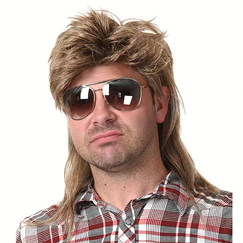 Mullet Wig 80s Fancy Party Accessory Cosplay Wig For Halloween Party
