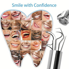 4Pcs Reusable Metal Toothpicks Stainless Steel Pocket Set Holder Travel Kit