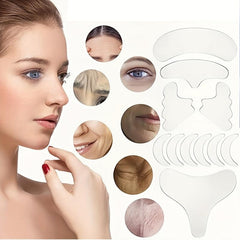 Face & Chest Wrinkle Pads, Reusable Silicone Patches for Skin Lines Prevention