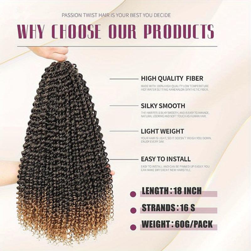 6packs 45 Dream Like Passion Twist Hair Crochet Locs Braids Extensions
