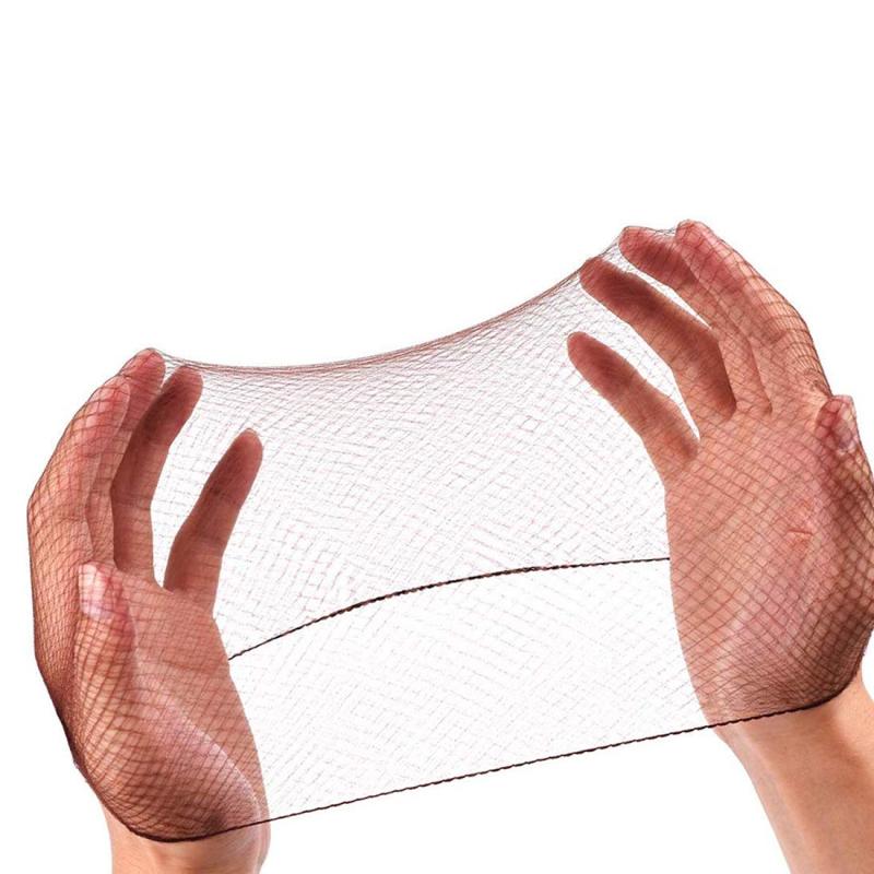 Hair Net 100 Pcs Smilco 20 Inches Elastic Mesh Brown Golden