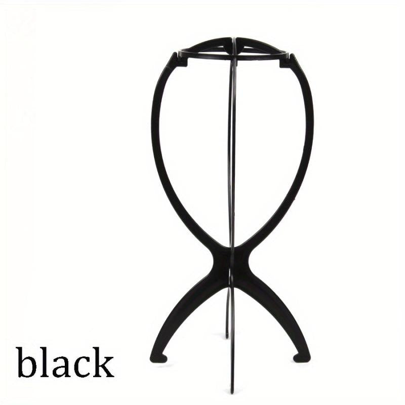 Portable Folding Wig Stand for Display and Storage
