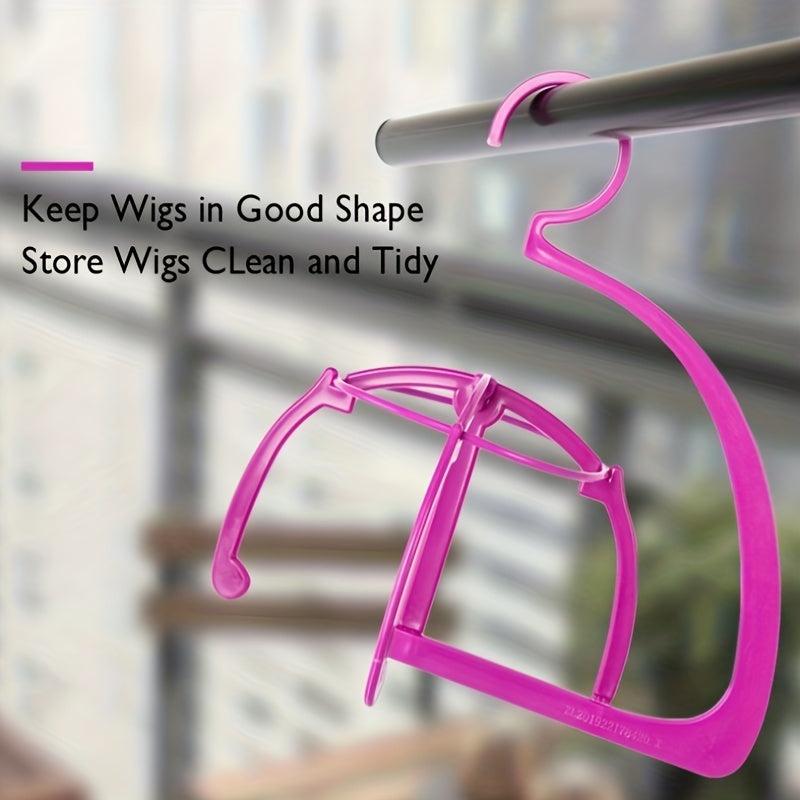 Portable Hanging Wig Stand Collapsible Wig Display Tools