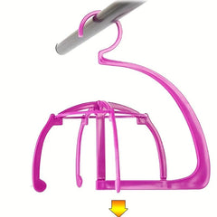Portable Hanging Wig Stand Collapsible Wig Display Tools