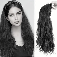 Long Wavy Headband Wigs Natural Clip In Extensions