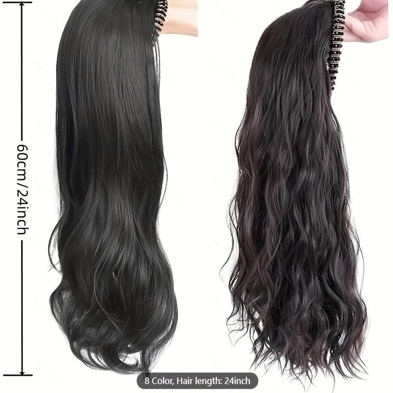 Long Wavy Headband Wigs Natural Clip In Extensions
