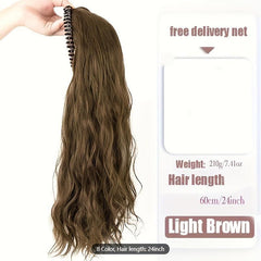 Long Wavy Headband Wigs Natural Clip In Extensions