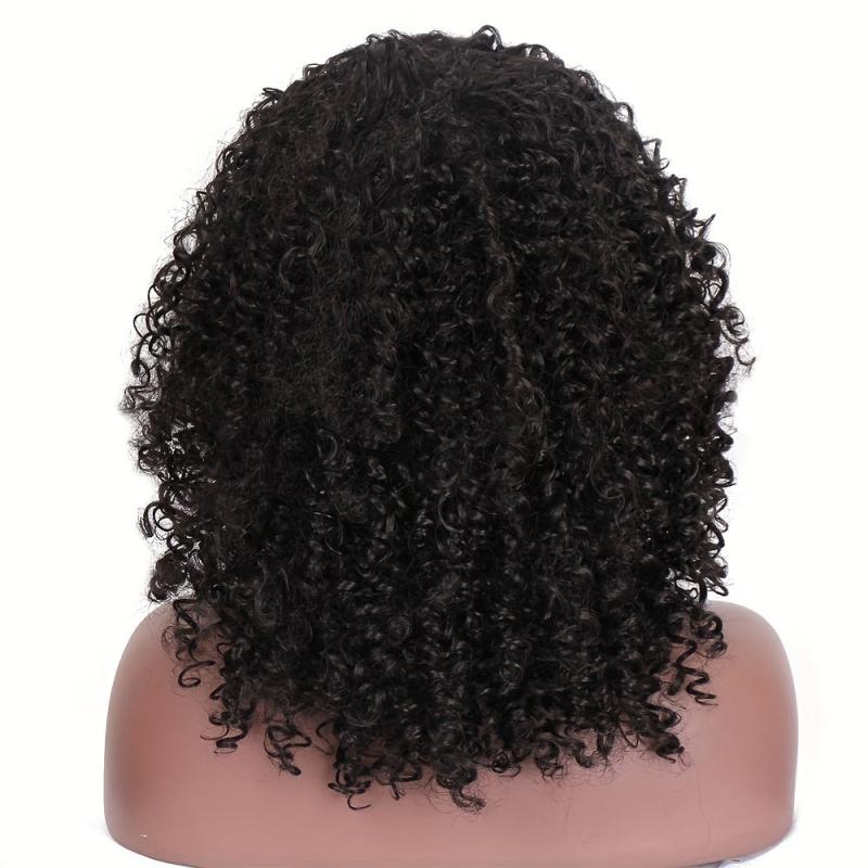 35 56 Cm Afro Kinky Curly Hair Wigs For Women Ombre Brown Synthetic Wigs