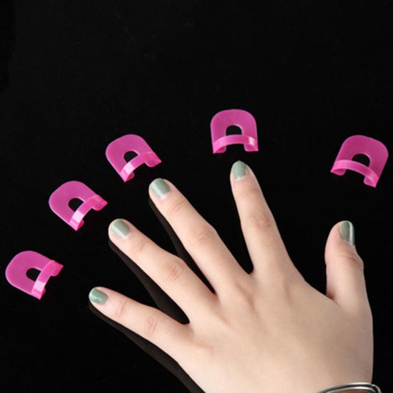 26pcs U Curve Nail Protector Nail Polish Spill Proof Tool
