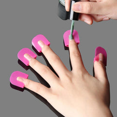26pcs U Curve Nail Protector Nail Polish Spill Proof Tool