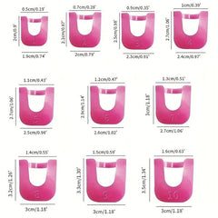 26pcs U Curve Nail Protector Nail Polish Spill Proof Tool
