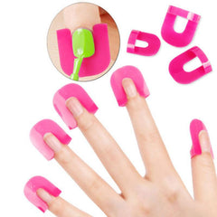 26pcs U Curve Nail Protector Nail Polish Spill Proof Tool