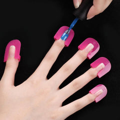 26pcs U Curve Nail Protector Nail Polish Spill Proof Tool