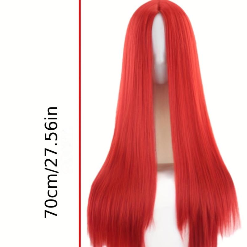 Long Straight Wig Middle Part 71 12 Cm Straight Syntheitic Wig