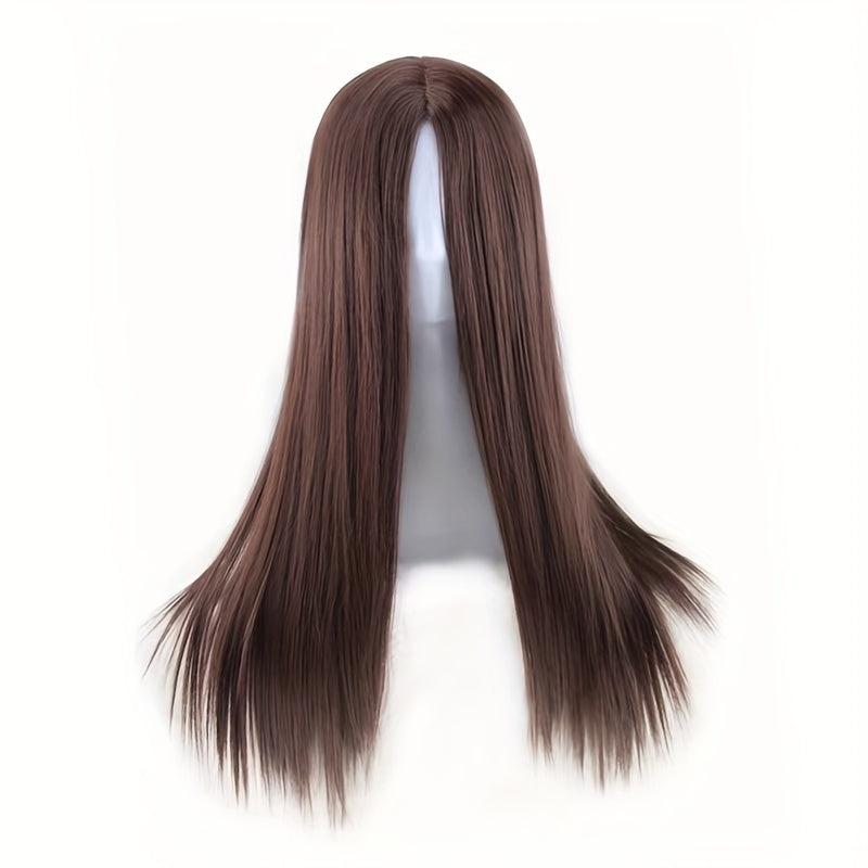 Long Straight Wig Middle Part 71 12 Cm Straight Syntheitic Wig