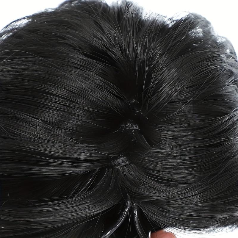 Messy Short Straight Ponytail Extensions Clip In Hair Extensions