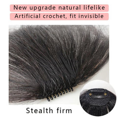 Sideburns Bangs Clip-In Hair Extensions Natural Look Daily Wear