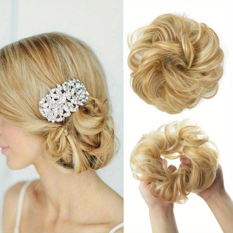 Messy Bun Scrunchie Hair Piece Chignon Ponytail Extensions for Women