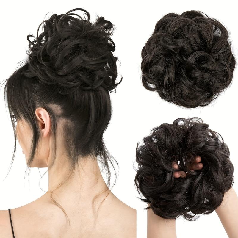 Messy Bun Scrunchie Hair Piece Chignon Ponytail Extensions for Women