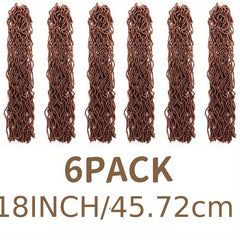 6pack 45 Dreadlocks Crochet Hair For African Women Dreadlocks Braids