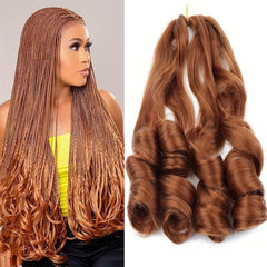 Curly Crochet Hair Extensions Loose Big Synthetic for Ponytails and Braids