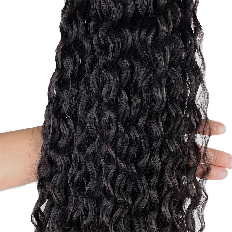 Long Curly Ponytail Extension Drawstring Synthetic Clip In Hair Extension