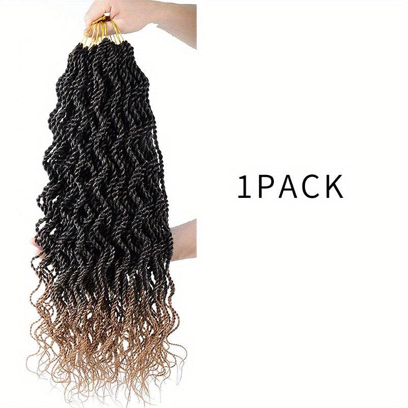 Wavy Senegalese Twisted Hair Extensions For Women