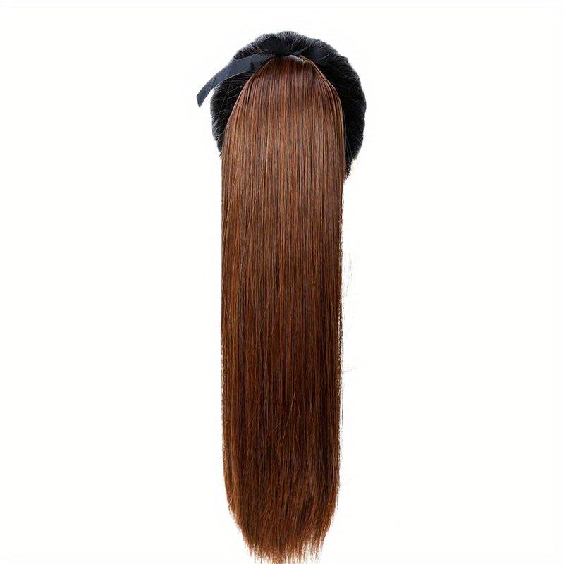 Long Voluminous Ponytail Synthetic Hair Extensions